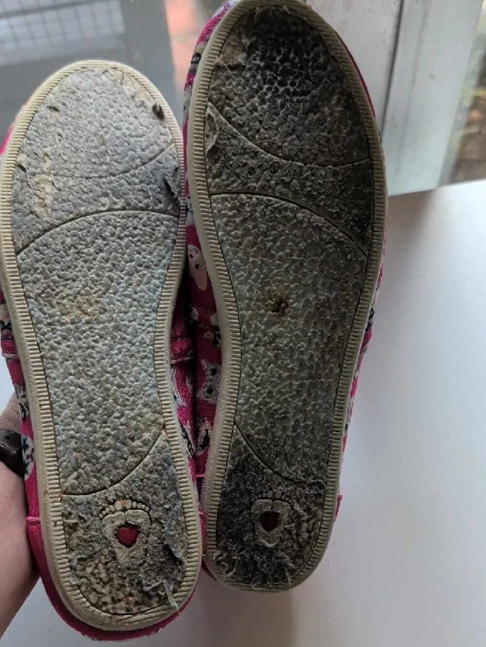 Skechers Bobs Bright Pink Cat Print Slip-Ons - Picture 6 of 7